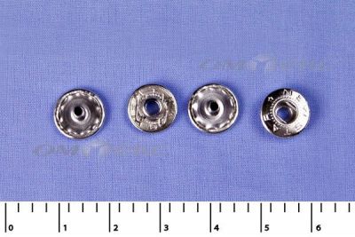 Кнопки металл Ф-12,5 (1440 +/-20 шт) "альфа" никель с рисунком - купить в Магнитогорске. Цена: 2 853.69 руб.