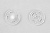 Кнопки пришивные пластиковые 13 мм, блистер 24шт, цв.-прозрачные - купить в Магнитогорске. Цена: 62.27 руб.