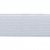 Резинка 25 мм Тканая, 13,75 гр/п.м, (бобина 25 +/-0,5 м) - белая  - купить в Магнитогорске. Цена: 11.67 руб.