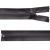 Молния водонепроницаемая PVC Т-7, 60 см, разъемная, цвет (301) т.серый - купить в Магнитогорске. Цена: 49.39 руб.