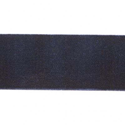 Лента бархатная нейлон, шир.25 мм, (упак. 45,7м), цв.180-т.синий - купить в Магнитогорске. Цена: 800.84 руб.