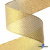 Лента металлизированная "ОмТекс", 50 мм/уп.22,8+/-0,5м, цв.- золото - купить в Магнитогорске. Цена: 149.71 руб.