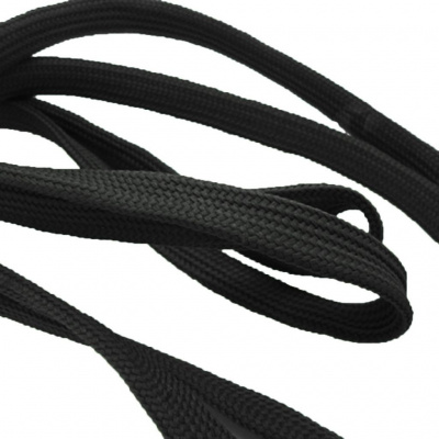 Шнурки т.5 110 см черный - купить в Магнитогорске. Цена: 23.25 руб.