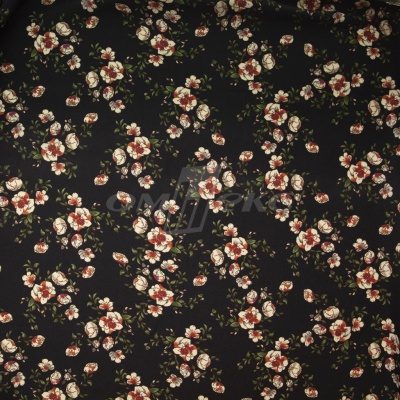 Плательная ткань "Фламенко" 3.1, 80 гр/м2, шир.150 см, принт растительный - купить в Магнитогорске. Цена 239.03 руб.