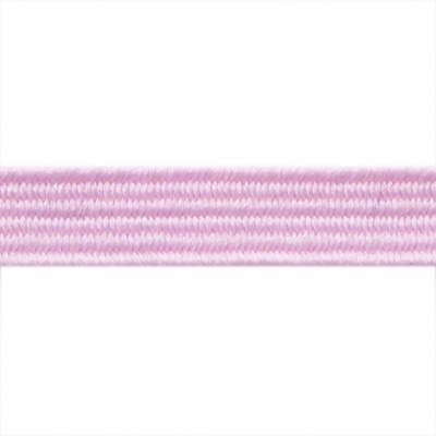 Резиновые нити с текстильным покрытием, шир. 6 мм ( упак.30 м/уп), цв.- 80-розовый - купить в Магнитогорске. Цена: 155.22 руб.