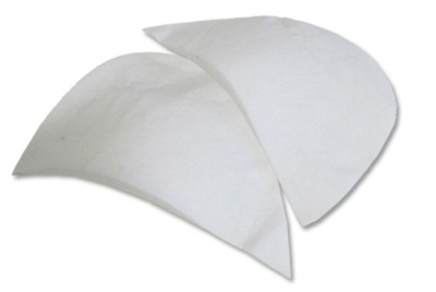 Плечевые накладки И-8 НЦ, составные, цвет белый - купить в Магнитогорске. Цена: 47.27 руб.