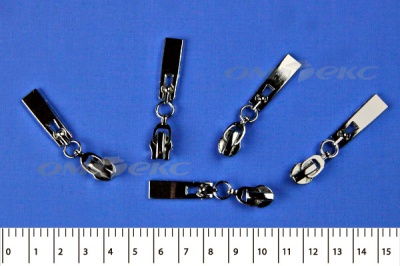 Слайдер декоративный, металлический №1/спираль Т7/никель - купить в Магнитогорске. Цена: 6.29 руб.