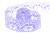 Тесьма кружевная 0621-2063, шир. 40 мм/уп. 20+/-1 м, цвет 107-фиолет - купить в Магнитогорске. Цена: 933.93 руб.