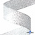 Лента металлизированная "ОмТекс", 25 мм/уп.22,8+/-0,5м, цв.- серебро - купить в Магнитогорске. Цена: 96.64 руб.