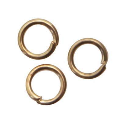 Кольцо  соединительное для бижутерии 4 мм, цв.-золото - купить в Магнитогорске. Цена: 0.41 руб.