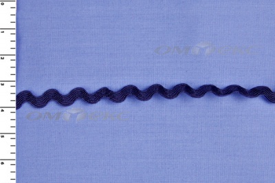 Тесьма плетеная "Вьюнчик"/т.синий - купить в Магнитогорске. Цена: 48.03 руб.