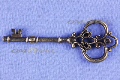 Декоративный элемент для творчества из металла "Ключ"8,5 см  - купить в Магнитогорске. Цена: 26.66 руб.