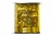 Пайетки "ОмТекс" на нитях, SILVER SHINING, 6 мм F / упак.91+/-1м, цв. 48 - золото - купить в Магнитогорске. Цена: 356.19 руб.