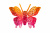 Бабочка декоративная пластиковая #10 - купить в Магнитогорске. Цена: 7.09 руб.