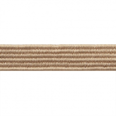 Резиновые нити с текстильным покрытием, шир. 6 мм ( упак.30 м/уп), цв.- 97-бежевый - купить в Магнитогорске. Цена: 152.05 руб.