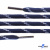 Шнурки #107-19, круглые 130 см, двухцветные цв.тём.синий/белый - купить в Магнитогорске. Цена: 22.14 руб.