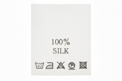Состав и уход 100% Silk 200 шт - купить в Магнитогорске. Цена: 232.29 руб.