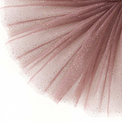 Сетка Глиттер, 24 г/м2, шир.145 см., тем.розовый - купить в Магнитогорске. Цена 118.43 руб.