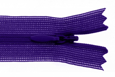 Молния потайная Т3 866, 20 см, капрон, цвет фиолетовый - купить в Магнитогорске. Цена: 5.27 руб.