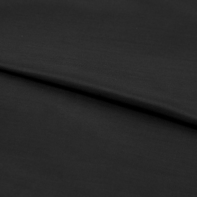 Ткань подкладочная Таффета, антист., 53 гр/м2, шир.150см, цвет чёрный - купить в Магнитогорске. Цена 57.16 руб.