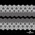 Кружево на сетке LY1984, шир.110 мм, (уп. 13,7 м ), цв.01-белый - купить в Магнитогорске. Цена: 877.53 руб.