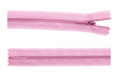 Молния потайная Т3 513, 60 см, капрон, цвет св.розовый - купить в Магнитогорске. Цена: 10.13 руб.