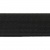 Резинка 25 мм Тканая, 13,75 гр/п.м, (бобина 25 +/-0,5 м) - черная  - купить в Магнитогорске. Цена: 11.67 руб.