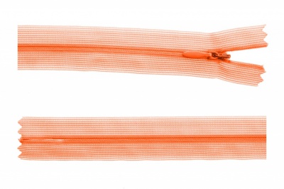 Молния потайная Т3 849, 20 см, капрон, цвет оранжевый - купить в Магнитогорске. Цена: 5.12 руб.