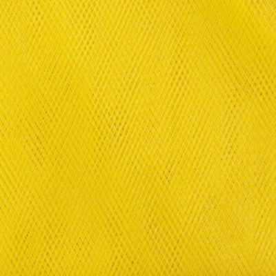 Фатин матовый 16-70, 12 гр/м2, шир.300см, цвет жёлтый - купить в Магнитогорске. Цена 113.85 руб.