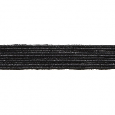 Резинка продежка С-52, шир. 7 мм (20 шт/10 м), цвет чёрный - купить в Магнитогорске. Цена: 1 338.93 руб.