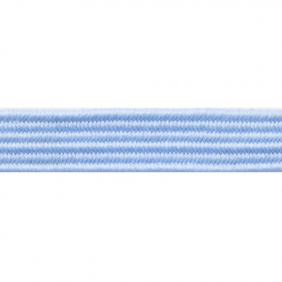 Резиновые нити с текстильным покрытием, шир. 6 мм ( упак.30 м/уп), цв.- 108-голубой - купить в Магнитогорске. Цена: 155.22 руб.