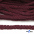 Шнур плетеный d-6 мм круглый, 70% хлопок 30% полиэстер, уп.90+/-1 м, цв.1070-бордовый - купить в Магнитогорске. Цена: 588 руб.